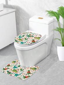 1 tấm thảm phòng tắm hình khủng long giáng sinh hoạt hình hoặc rèm tắm trang trí phòng tắm tại nhà thảm tắm thảm trải sàn thảm ngoài trời thảm cửa phụ kiện phòng tắm mùa hè trở lại trường - Nhiều màu - Xem 3
