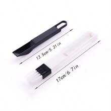 1入窗槽清潔刷帶塵盤,縫隙刷,槽刷,適用於空調/地板/浴室/廚房清潔工具