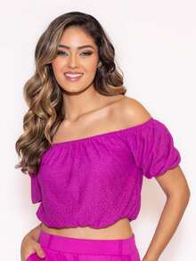 Women T-Shirts - Màu tím - Xem 2