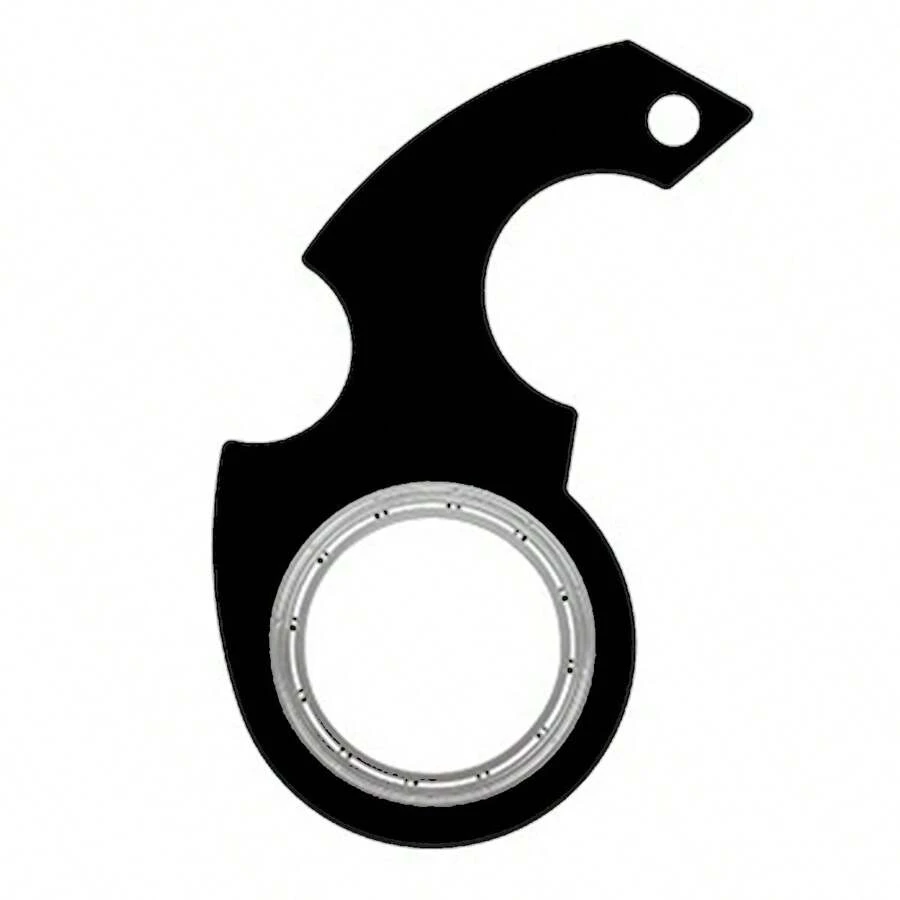 1個不分男女的指尖可旋轉緩解焦慮的玩具鑰匙扣,適用於日常使用和生日禮物 - 彩色 - 查看 1