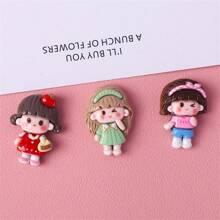 10pcs Mixed Resin Accessories For DIY Jewelry, Stationery, Phone Cases, Keychains, Cups, Shoe Clips, Fridge Decals, Jewelry Making Materials (Suitable For Adults Aged 14+) - Multicolor - View 6