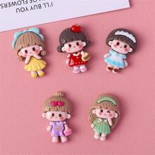 10pcs Mixed Resin Accessories For DIY Jewelry, Stationery, Phone Cases, Keychains, Cups, Shoe Clips, Fridge Decals, Jewelry Making Materials (Suitable For Adults Aged 14+) - Multicolor - View 5