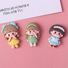 10pcs Mixed Resin Accessories For DIY Jewelry, Stationery, Phone Cases, Keychains, Cups, Shoe Clips, Fridge Decals, Jewelry Making Materials (Suitable For Adults Aged 14+) - Multicolor - View 4