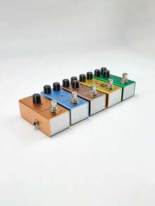 1pc Electric Guitar Effects Processor, Single Block Equipped With Eq, Distortion, Overload, Fuzz, Chorus, Analog Delay, Noise Gate, Tuner, Mini Size - Classic Chorus - View 7