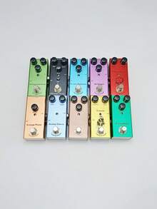 1pc Electric Guitar Effects Processor, Single Block Equipped With Eq, Distortion, Overload, Fuzz, Chorus, Analog Delay, Noise Gate, Tuner, Mini Size - Classic Chorus - View 8