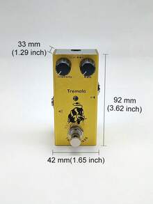 1pc Electric Guitar Effects Processor, Single Block Equipped With Eq, Distortion, Overload, Fuzz, Chorus, Analog Delay, Noise Gate, Tuner, Mini Size - Classic Chorus - View 9
