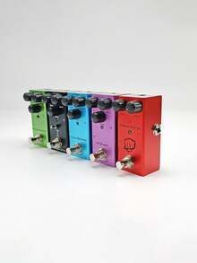 1pc Electric Guitar Effects Processor, Single Block Equipped With Eq, Distortion, Overload, Fuzz, Chorus, Analog Delay, Noise Gate, Tuner, Mini Size - Classic Chorus - View 5