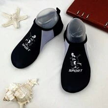 Không giới tính bờ biển Giày dép Với Vớ , Chống trượt Mềm mại , Sấy khô nhanh , Thích hợp Đối với bờ biển , Nước Công viên , Thể thao dưới Nước , Suối Bơi Giày dép Giày Aqua Chân trần Giày dép - Màu tím - Xem 1