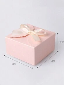 3Pcs Blue Small Gift Boxes Empty Gift Box with Ribbons Cute Decorative Box For Friends, Children, Birthday, Wedding, Party, Cookie, Chocolate, Candy - Green - View 4