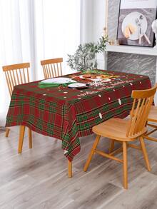 1入組聖誕主題圖案桌布 - 多樣化色 - 查看 3