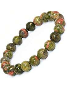 DAZCOLO 1入珠寶戴品,波西米亞極簡風格,自然8mm寶石串珠手鍊-女士度假、聚會、節日裝扮完美之選 - 彩色 - 查看 26