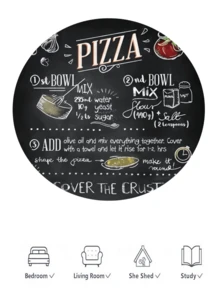 1入組復古金屬招牌-餅食金屬招牌-廚房餐廳咖啡館牆藝術招牌裝飾招牌尺寸為12*8英寸 - 彩色 - 查看 6