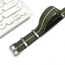 Fashionable Sports Elastic Nylon Watch Band 20/22mm Suitable For Daily Wear - Grey - View 6
