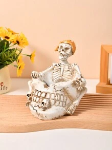 1 件装新款创意个性时尚烟灰缸潮流装饰复古家饰摆件礼物礼品骷髅烟灰缸