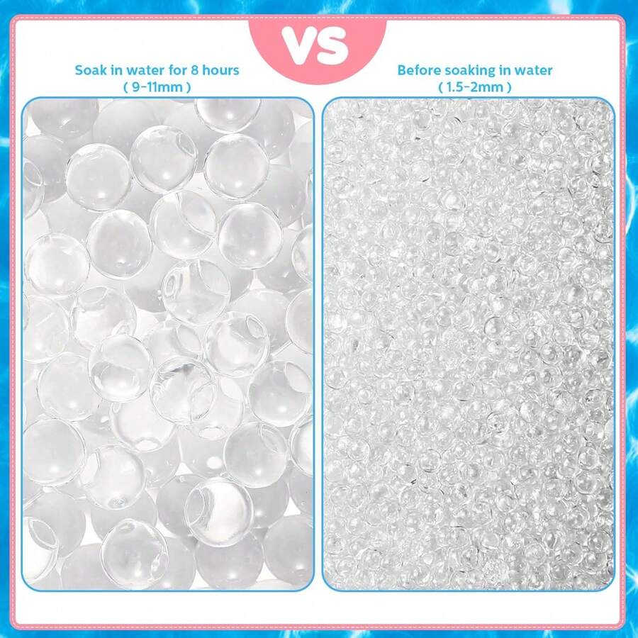 46,800 Pcs Orbeez Water Gel Beads Clear Vase Filler Beads Water Growing