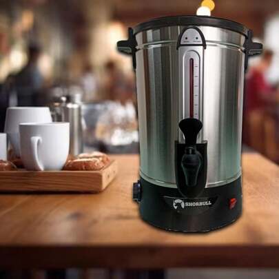 Cafetera Percoladora 15 Litros 100 Tazas Shorbull