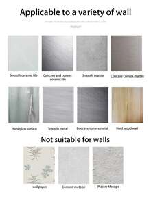 1 pieza Estante de almacenamiento de pared de plástico triangular sin taladrar, para cocina, sala de estar, baño, dormitorio, dormitorio y tienda - Gris Oscuro - Ver 8