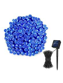 1入組32米/ 300led太陽能戶外裝飾燈串,8種模式,防水,適用於聖誕和新年裝飾 - 彩色 - 查看 5