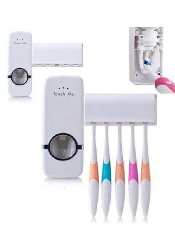 Dispenser Aplicador Creme Dental Automatico Pasta Dente Suporte Escovas