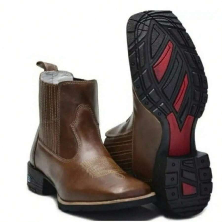 Men Boots - 鏽棕色 - 查看 1