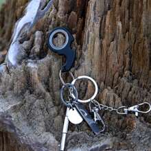 1個不分男女的指尖可旋轉緩解焦慮的玩具鑰匙扣,適用於日常使用和生日禮物 - 彩色 - 查看 3