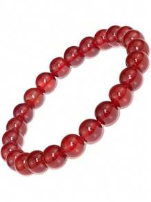 DAZCOLO 1入珠寶戴品,波西米亞極簡風格,自然8mm寶石串珠手鍊-女士度假、聚會、節日裝扮完美之選 - 彩色 - 查看 22