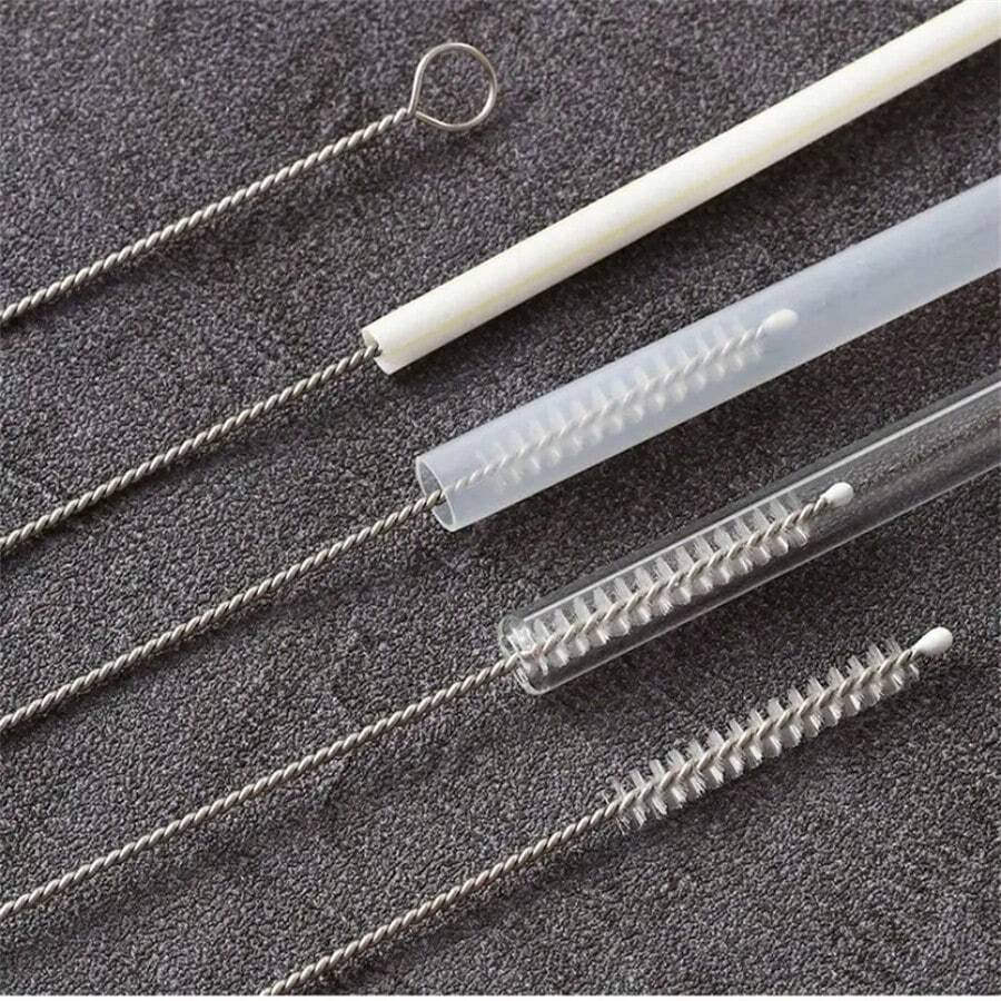 2/5/10 件,矽膠吸管刷,日常嬰兒奶瓶吸管刷,廚房配件,廚房用具,廚房小工具,廚房用品,廚房用具