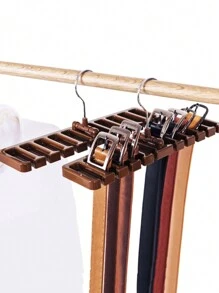 1入組領帶掛衣櫃腰帶圍巾收納器旋轉式收納架臥室家居用品,可掛鉤和插槽 - 彩色 - 查看 1