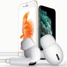 Audifonos, Auriculares, Earpods Lightning, Mejor Calidad, Diseño Nuevo, Complatible, T&N. - Blanco - Ver 4
