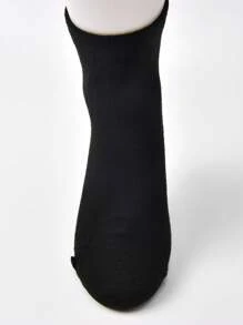 5 đôi tất màu đen thường ngày và công sở cho nam, thích hợp để mặc hàng ngày và phối đồ, dùng khi tập thể dục - màu đen - Xem 3