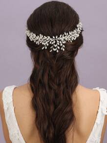 1條女款浪漫水晶頭帶,頭鏈,髮飾,新娘頭飾,適用於婚禮派對,正式場合,優雅