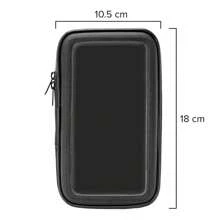 Funda Impermeable para Bicicleta, con montura y cierre - Negro - Ver 2