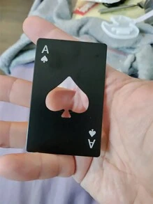 1 件黑色不锈钢铲子开瓶器，父亲节创意礼物，适合家庭聚会和户外用餐，墨西哥派对，1 件灰色 Dodgecharger 车架，Stupid Stuff - 黑色 - 查看 2