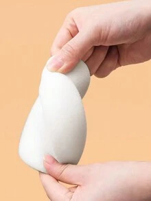 1pc Cute Cartoon Bear Silicone Double-sided Bath Scrubber With Bubble Maker & Massage Function - Blue - View 6