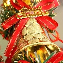 6入組包括裝飾鈴鐺的聖誕樹裝飾套裝 - 金色 - 查看 3