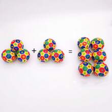 12pcs/Pack 6.3cm Sponge Ball Squeeze Toy Mini Stress Relief Digit Ball Fun Party Interactive Toy Soft Foam Ball Office Pressure Ball Birthday Small Gift - Multicolor - View 8