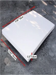 Diy Rubber Stamp Set: 5pcs Random Color Stamps On 15*10*0.8cm Rubber Block For Carving And Stamping - Multicolor - View 2