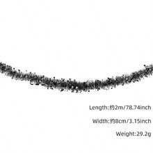 1pc Mixed Color Five-pointed Star Shaped Tassel Ribbon Flower Decoration - Multicolor - View 3