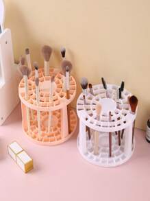 1入組創意化妝盒支撐架帶刷支架,筆筒,大容量節省空間美妝工具收納架適用於化妝品畫筆和鋼筆