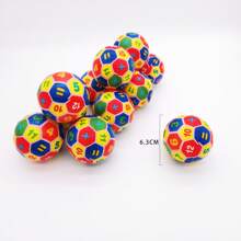 12pcs/Pack 6.3cm Sponge Ball Squeeze Toy Mini Stress Relief Digit Ball Fun Party Interactive Toy Soft Foam Ball Office Pressure Ball Birthday Small Gift - Multicolor - View 6