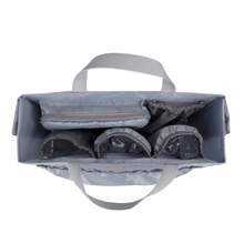 Diaper Bag Insert Tote Bag Organizer With Insulated Bottle Holder - Royal Blue - View 3