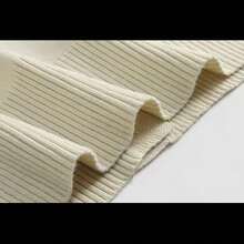 Suéter de punto con parte inferior del suéter - Albaricoque - Ver 4