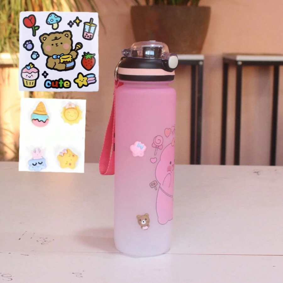 1000ml Cartoon Dinosaur Water Glasses