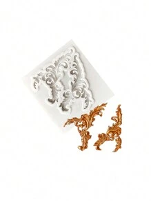 1pc Vintage Embossed Silicone Mold - Multicolor - View 1