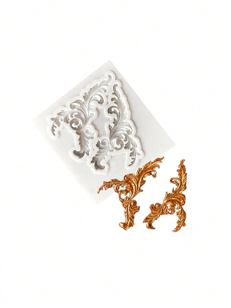 1pc Vintage Embossed Silicone Mold - Multicolor - View 1