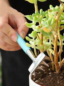 3入組/套不銹鋼園藝工具組,包括鏟子、小鍬和耕耘機,適用於盆栽和種植,迷你仙女花園