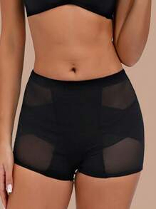 Faja Para Mujeres Con Relleno En Las Nalgas Para Realzar La Figura - Negro - Ver 3