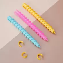 20pcs Random Color Curling Rods, Hairstyling Spiral Curler Barrels, Salon Tools, Hair Tools, Hair Products And Accessories For Barber Salon Beauty Travel Essentials, Back To School, Travel Holiday Essentials, Hair Accessories For Women, Slick Back Brush, Hair Dryer, Hair, Barber, Hair Tools, Hair Products, Edge Brush, Styling Brush, Travel, Hair Dryer, Hair Stuff, Hair Spray, Curly Hair Products, Hair Cutting Scissors, Christmas, Barbershop, Hairdressing, Hair Dryer, Curly Hair Brush, Hairdressing Equipment,Travel Essentials,Hairstyle,Hairdressing,Hair,Travel,Hair Products,Hair Tools,Hair Stuff,Barber,Barber Accessories,Barbershop,Hairdressing Equipment - Multicolor - View 4