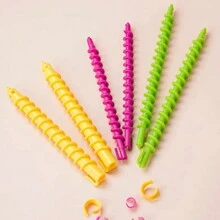 20pcs Random Color Curling Rods, Hairstyling Spiral Curler Barrels, Salon Tools, Hair Tools, Hair Products And Accessories For Barber Salon Beauty Travel Essentials, Back To School, Travel Holiday Essentials, Hair Accessories For Women, Slick Back Brush, Hair Dryer, Hair, Barber, Hair Tools, Hair Products, Edge Brush, Styling Brush, Travel, Hair Dryer, Hair Stuff, Hair Spray, Curly Hair Products, Hair Cutting Scissors, Christmas, Barbershop, Hairdressing, Hair Dryer, Curly Hair Brush, Hairdressing Equipment,Travel Essentials,Hairstyle,Hairdressing,Hair,Travel,Hair Products,Hair Tools,Hair Stuff,Barber,Barber Accessories,Barbershop,Hairdressing Equipment - Multicolor - View 7