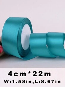 1盤4cm寬緞帶,適用於製作髮箍,蛋糕和烘焙裝飾品 - 藏蓝色 - 查看 1